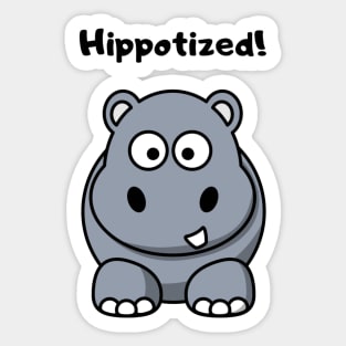 Hippotized! design Sticker